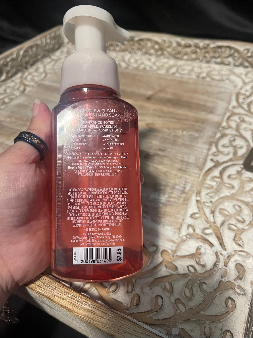 Bath & Body Works Champagne Apple & Honey Foaming Hand Soap — Peachy Pink